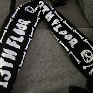 Black and White Scarves & Wraps Accessories